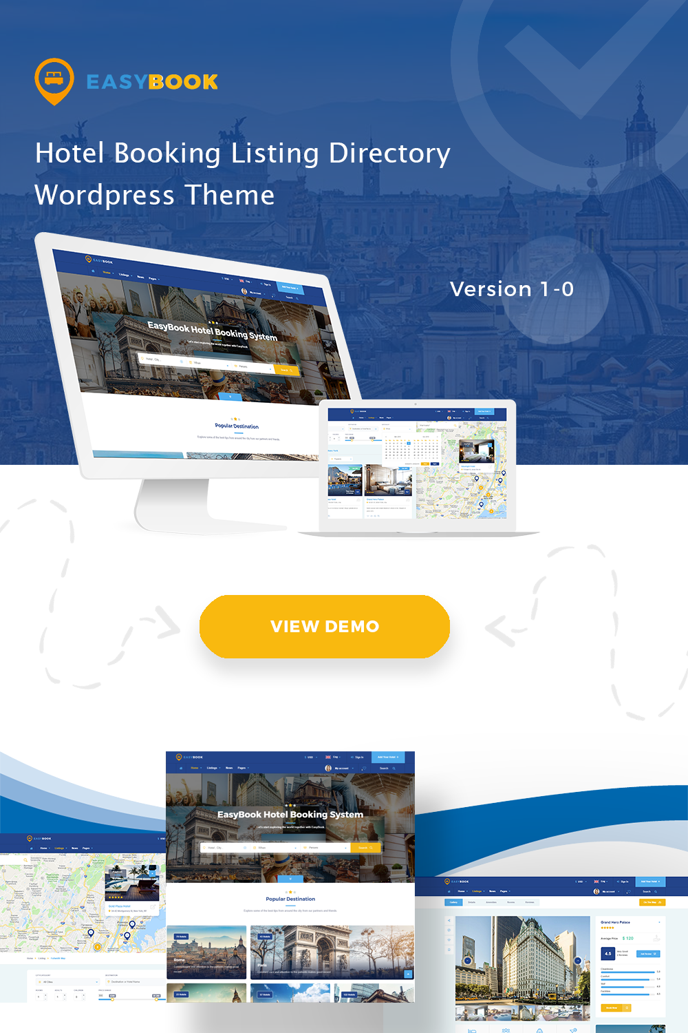 EasyBook - Liste et liste des thèmes WordPress - 5