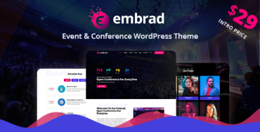 Embrad – Thème WordPress pour événements et conférences Theme Division