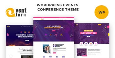 Eventturn – Thème WordPress pour des événements et des conférences sensibles Theme Division