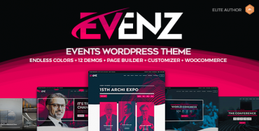 Evenz – Thème WordPress pour conférences et événements Theme Division