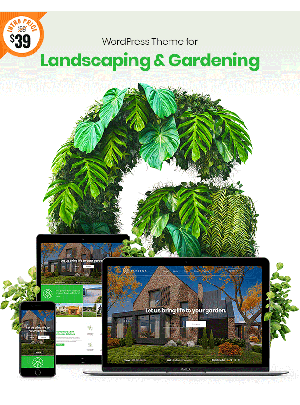 Gardena - Thèmes WordPress pour l’embellissement et le jardinage - 3