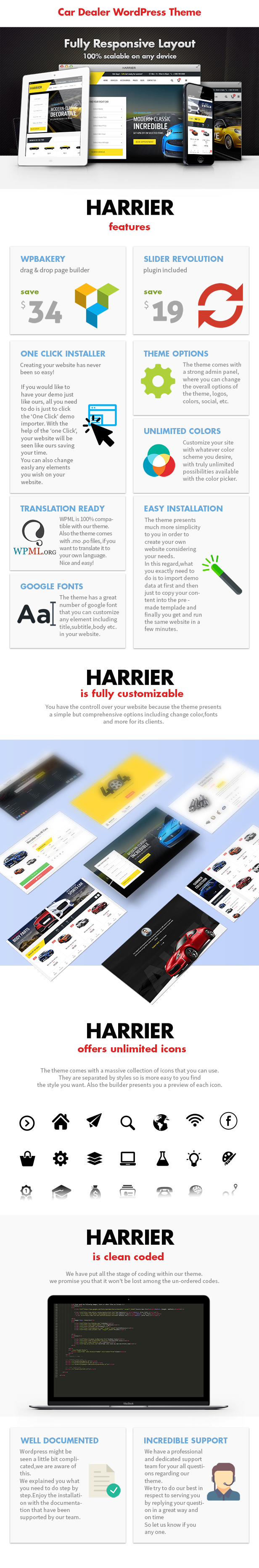 Harrier - Concessionnaire automobile et thème automobile WordPress - 3