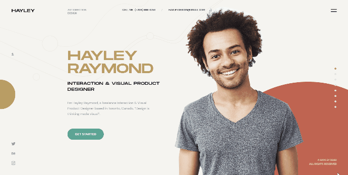Hayley - Thème WordPress pour CV personnel / CV - 4