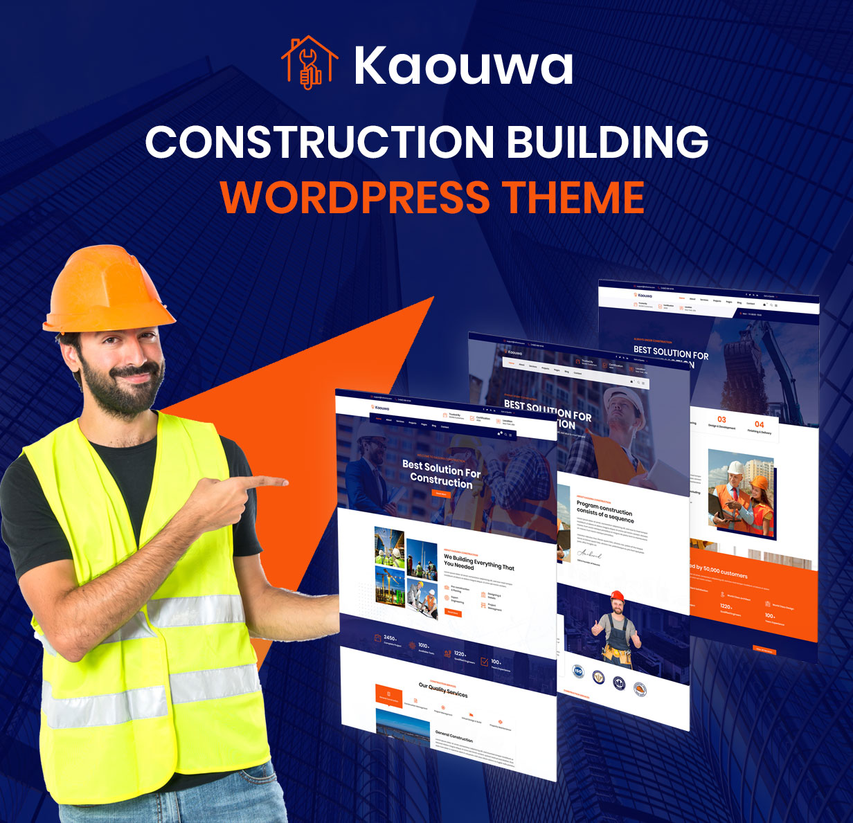 Kaouwa - Thème du bâtiment de construction WordPress - 3