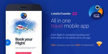 LetsGo Traveler 0.2 | Kit d'interface utilisateur tout-en-un Holiday Sketch Theme Division