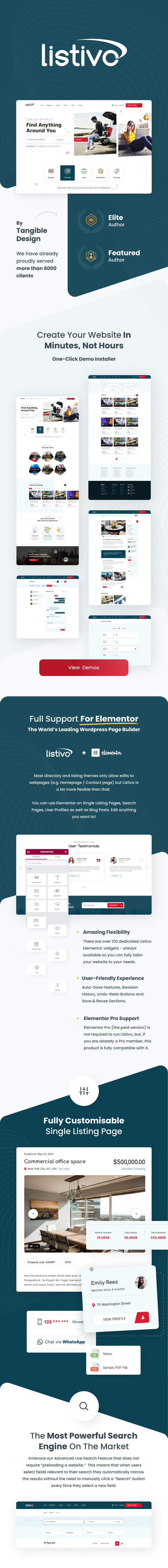 Listivo - Thème WordPress pour petites annonces et annuaire - 1