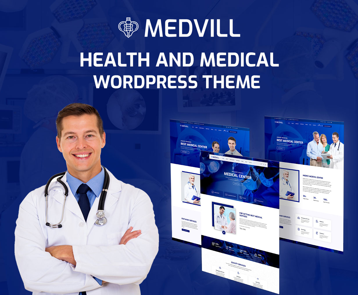 Medvill - Thèmes WordPress pour la santé et la médecine - 4