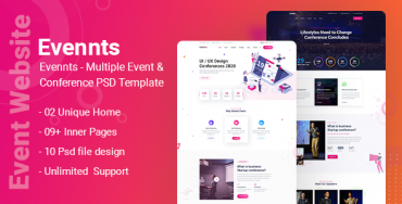 Modèle PSD Evennts-Conference and Event Theme Division