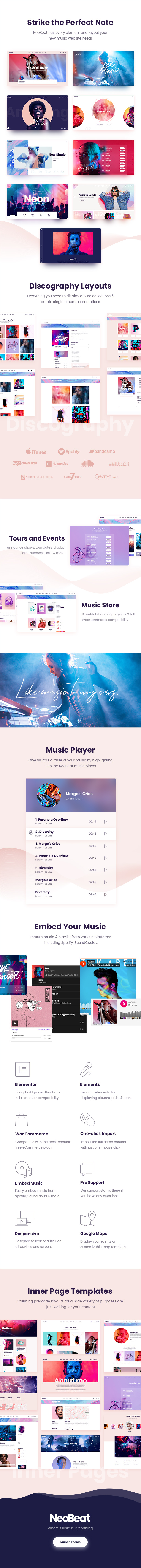 NeoBeat - Thème WordPress Musique - 1