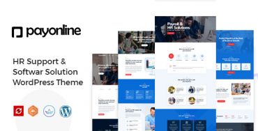 Payonline – Thème WordPress pour le support des ressources humaines Theme Division