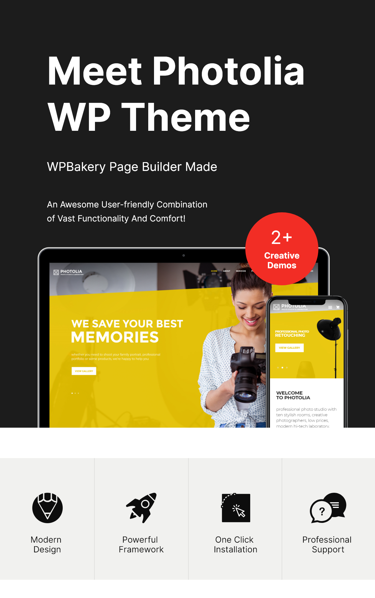 Photolia | Thème WordPress pour entreprise de photographie et fournitures photographiques - 2