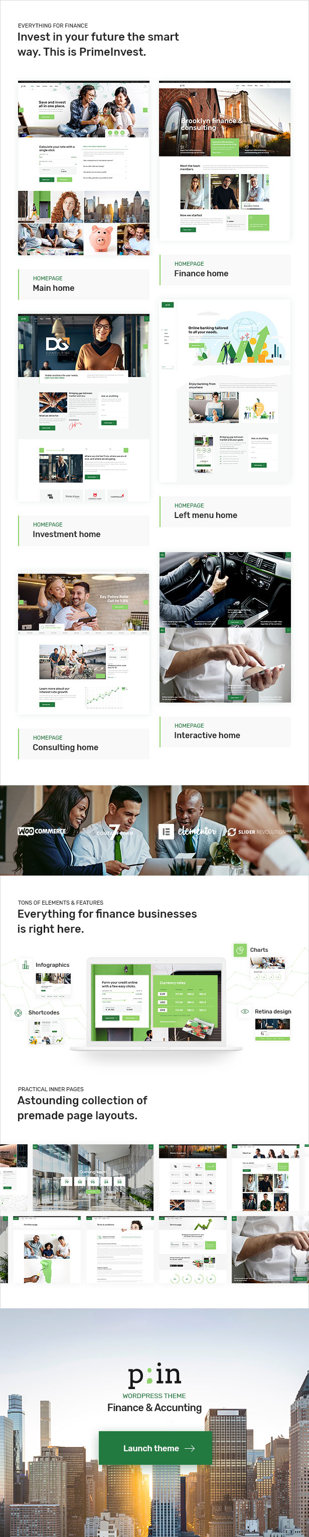 PrimeInvest - Finance WordPress Theme - 1