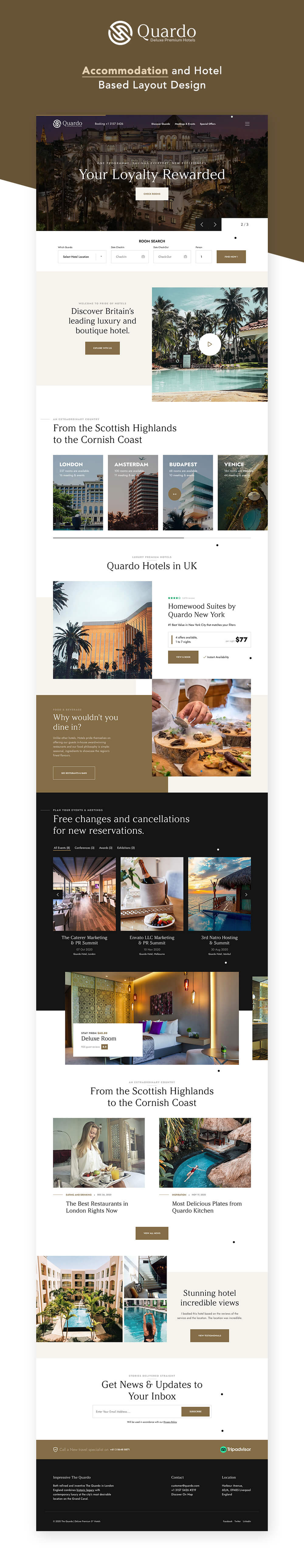 Quardo | Thème WordPress Deluxe Premium Hotels - 1