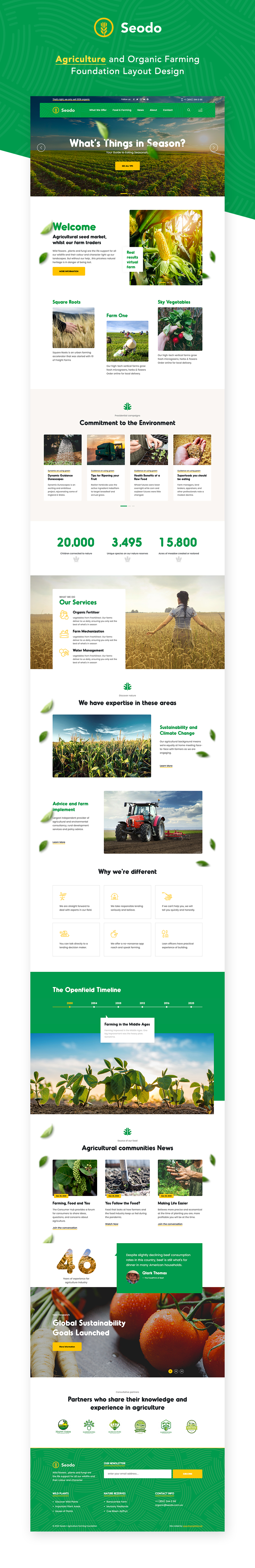 Seodo | Thème WordPress de l'Agriculture Farming Foundation - 1