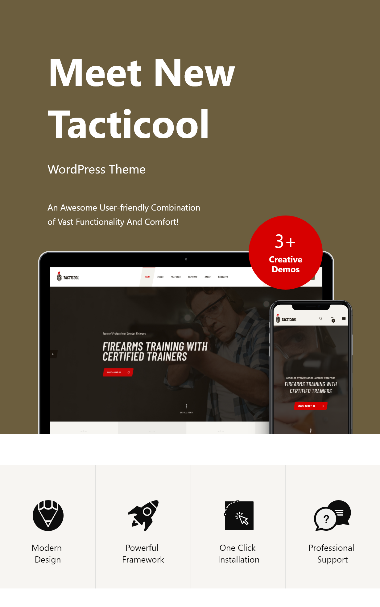 Tacticool | Thème WordPress pour tir à la cible et Gun Store - 2