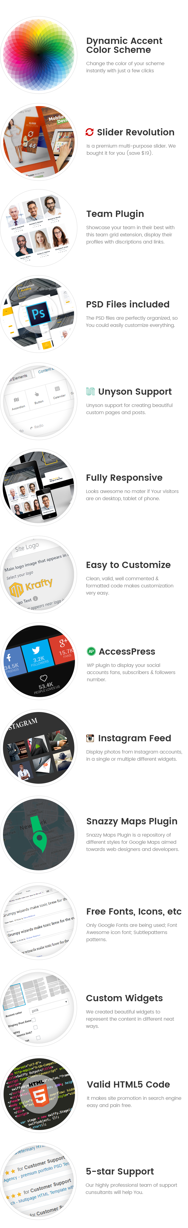 Krafty - Thème WordPress pour les petites entreprises