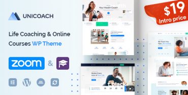 UniCoach – Thème WordPress polyvalent UpSkill Theme Division