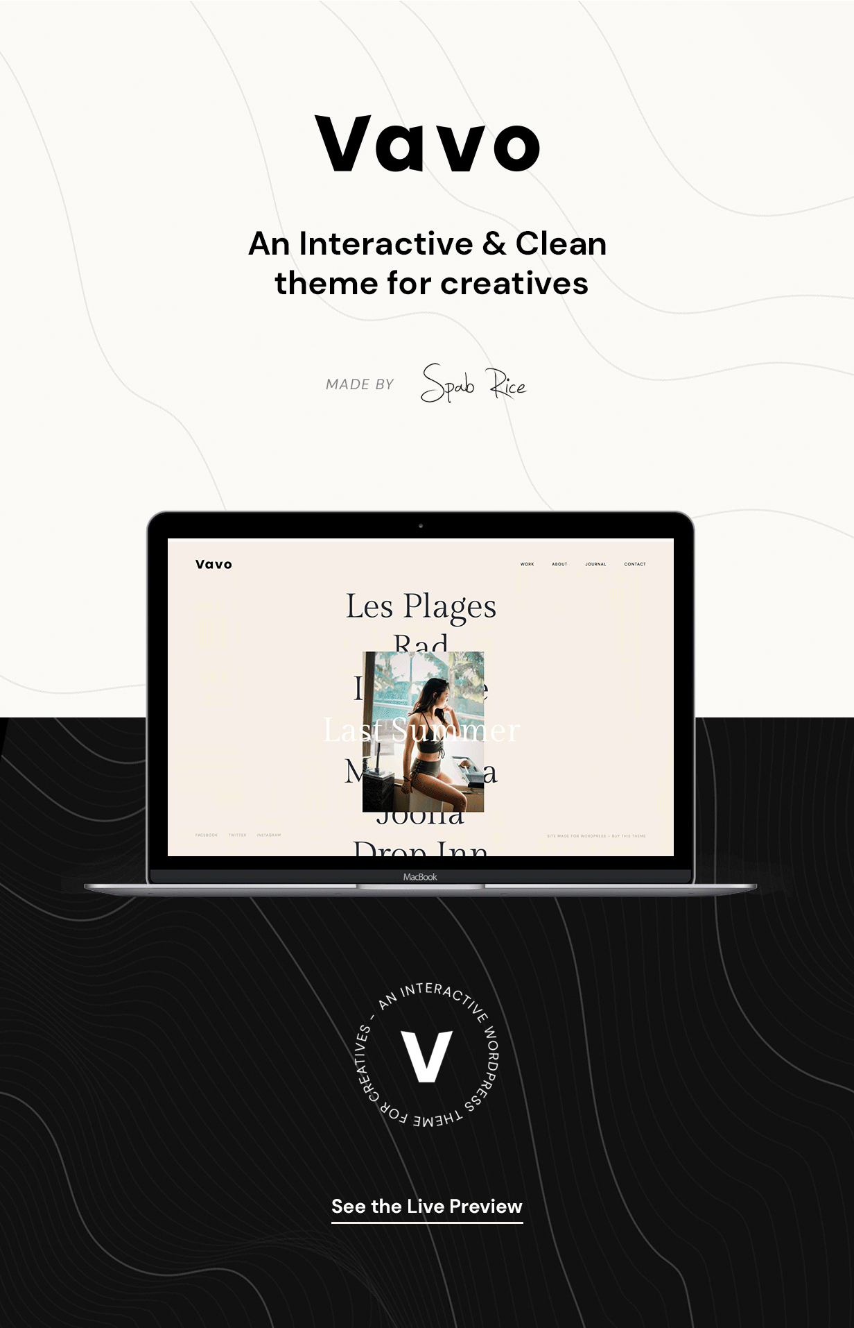 Vavo - Un thème propre et interactif pour les créatifs - 5