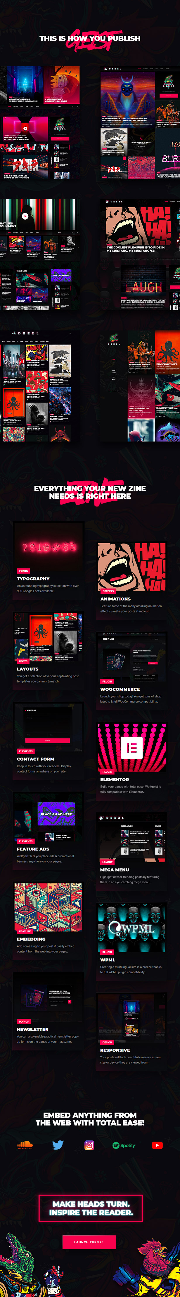 Weltgeist - Thème du magazine viral - 1