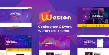 Weston – Thème WordPress pour conférences et événements Theme Division