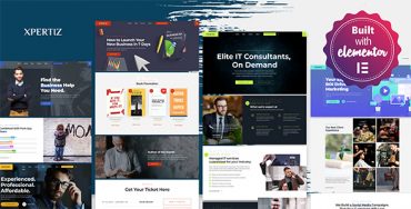 Xpertiz – Thème WordPress pour consultants et experts Theme Division