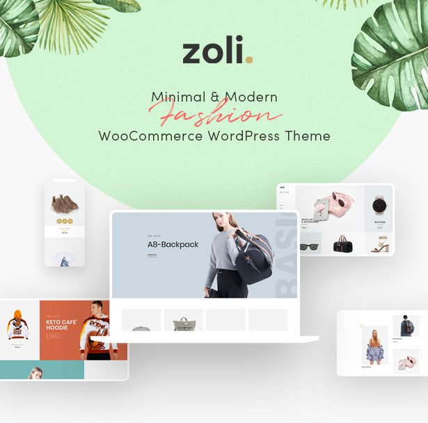 Zoli - Thèmes WordPress WooCommerce de manière minimale et moderne