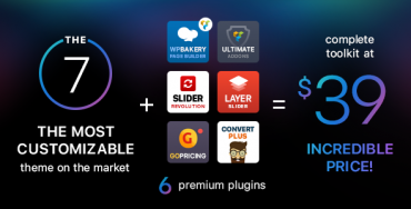 The7 – Boîte à outils de création de site web multi-usage pour WordPress Theme Division