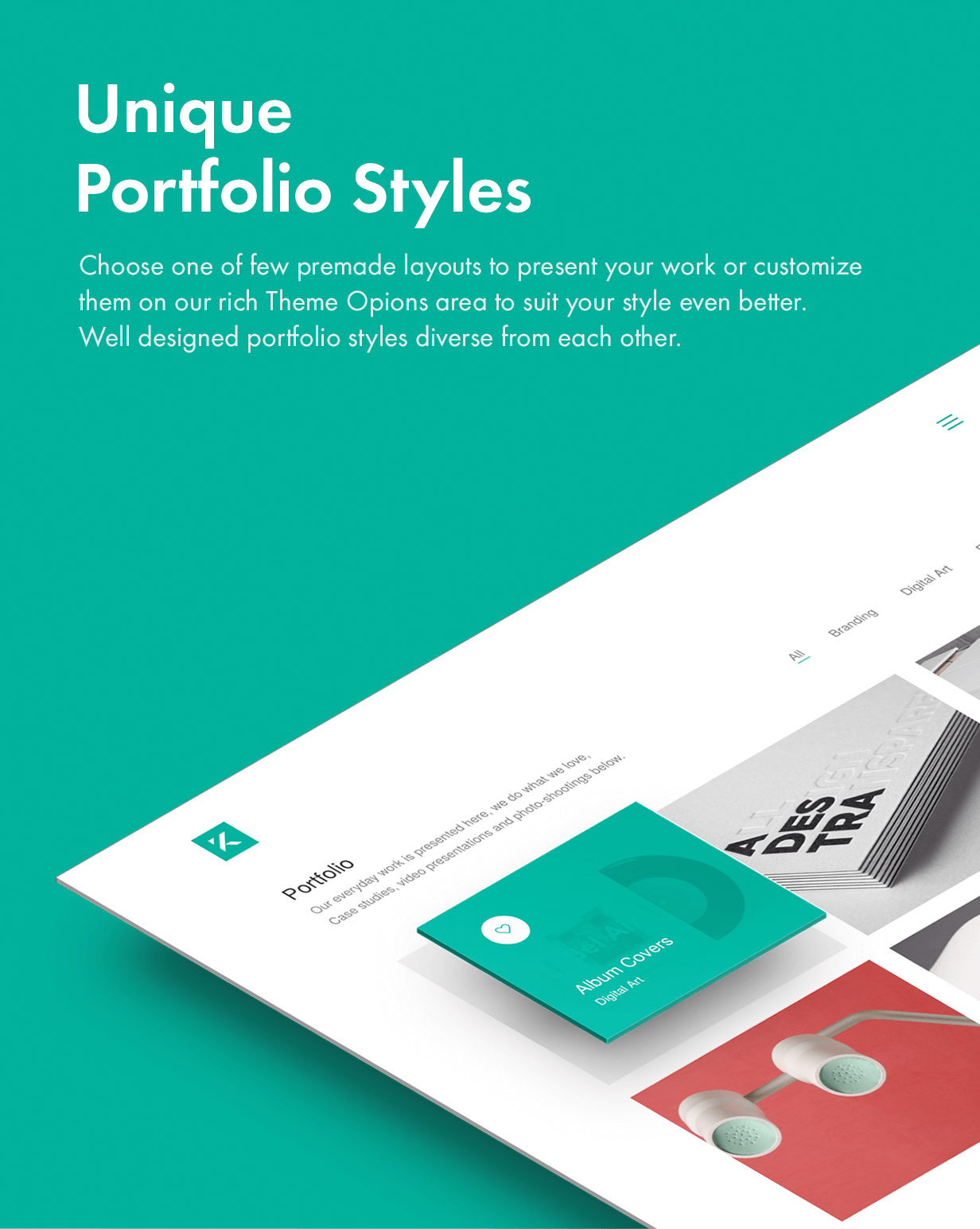 Styles de portfolios uniques