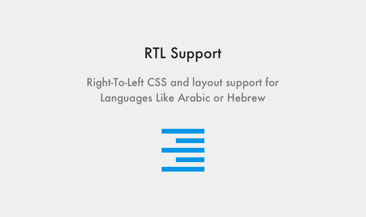 Thème Nubia WordPress de droite à gauche CSS et support de mise en page pour des langues comme l'arabe ou l'hébreu