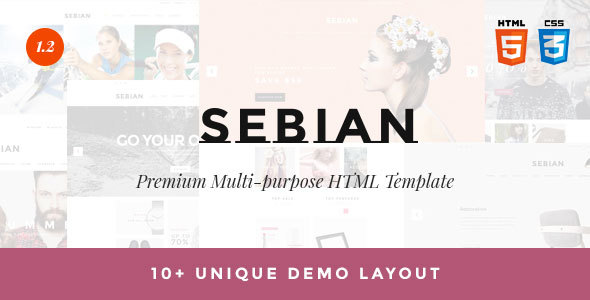 SEBIAN - Modèle eCommerce HTML5 multifonctionnel