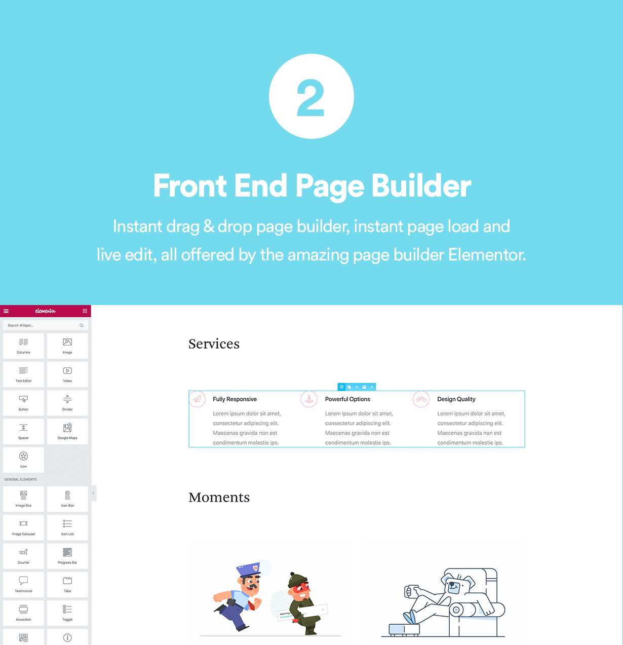Front End Page Builder