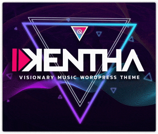 Thème WordPress pour la musique Kentha 01