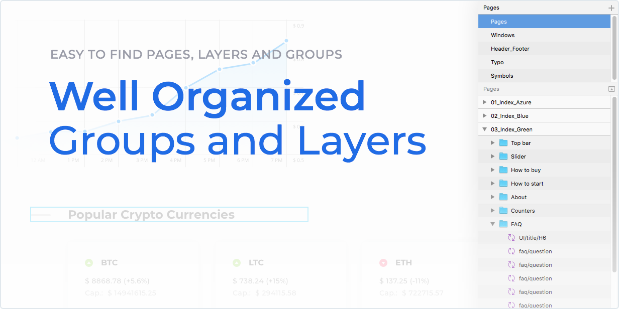 Pages, niveaux et groupes faciles à trouver: niveaux bien organisés