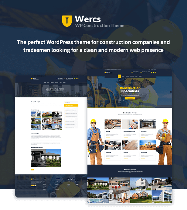 Thème de construction WordPress