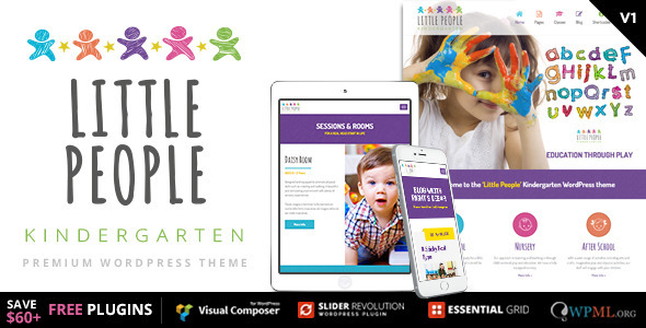 Little People | Thème WordPress pour la maternelle et les nouveau-nés, les écoles maternelles et les écoles de jeux