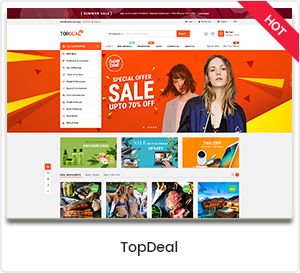 Topdeal - Thèmes WordPress pour le marché polyvalent WooCommerce