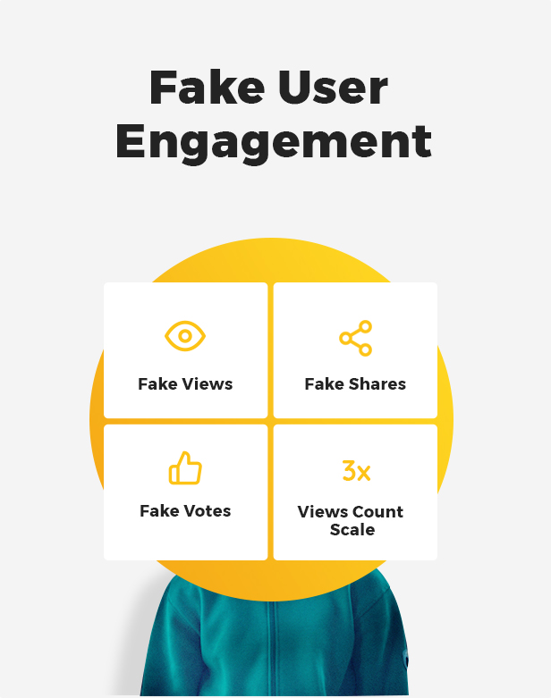 Fake User Engagement "title =" Implication de l'utilisateur de confiance