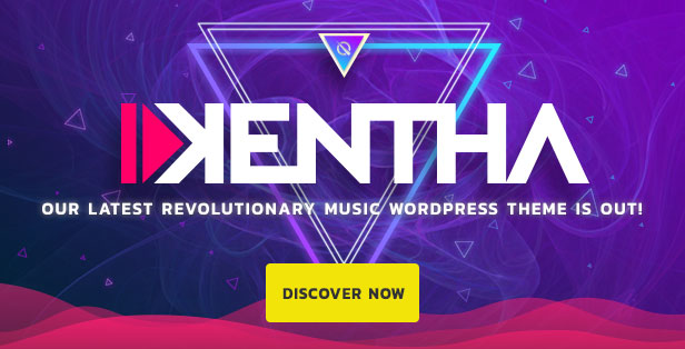 Thème WordPress pour la musique de Kentha