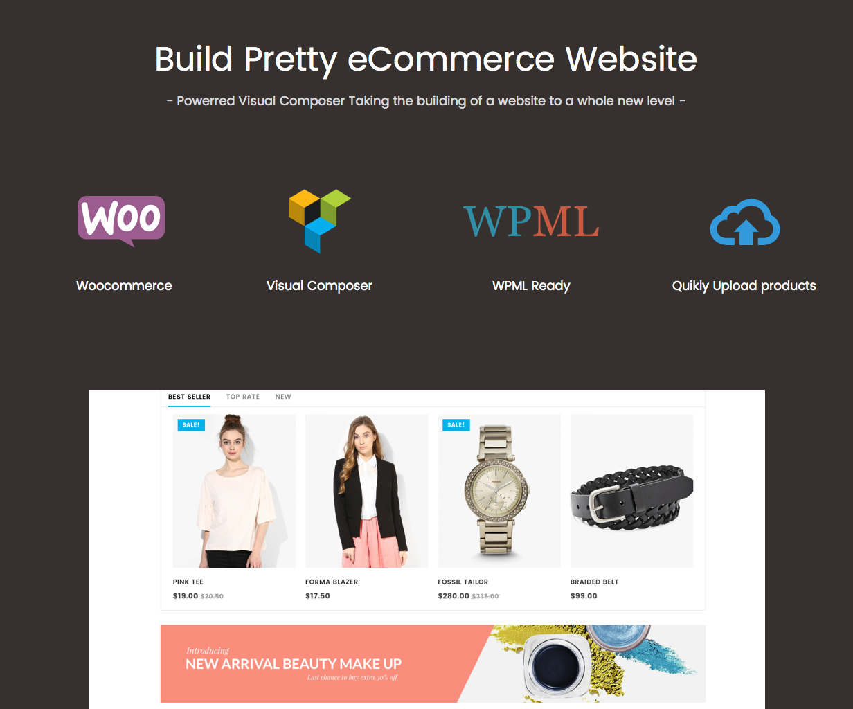 Luxe - Mode WordPress WooCommerce