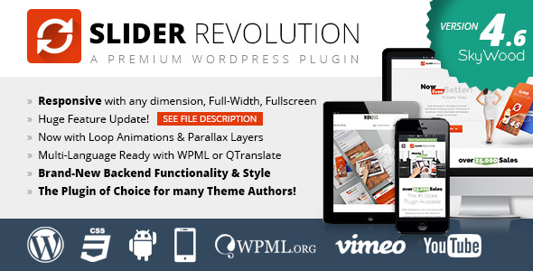 Plugin WordPress adaptatif pour Slider Revolution