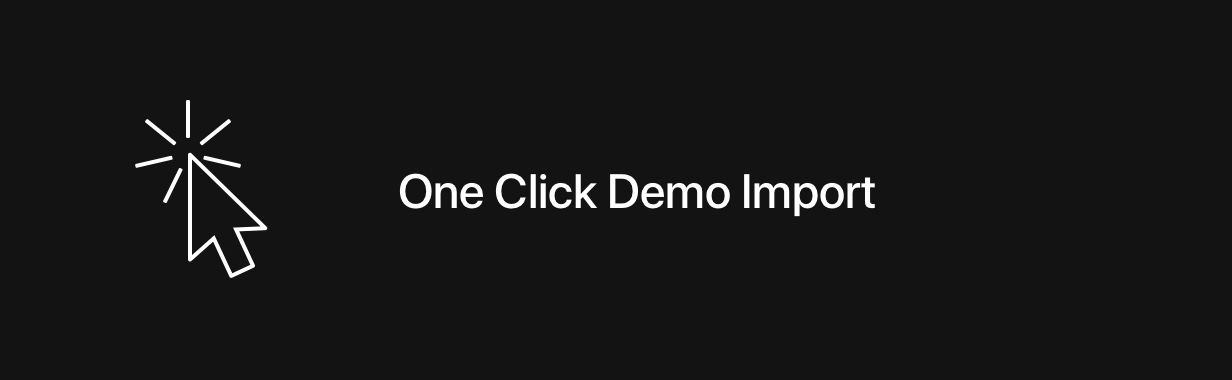 Importation d'une démo en un clic