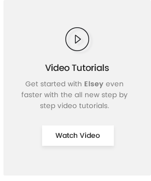 Guide vidéo Elsey