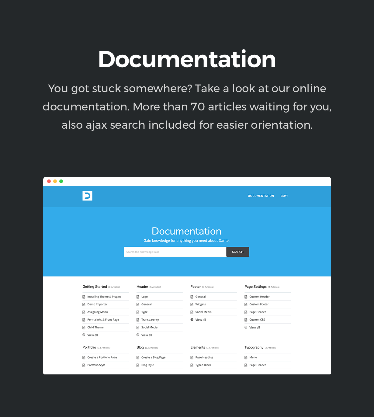 documentation