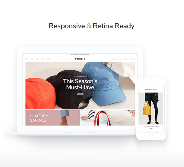 Thèmes Retina WooCommerce