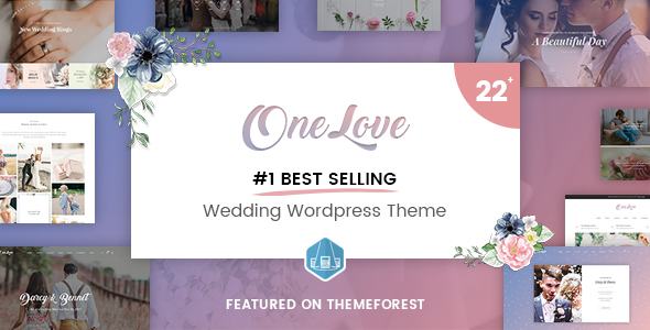 OneLove - Thème WordPress mariage impressionnant