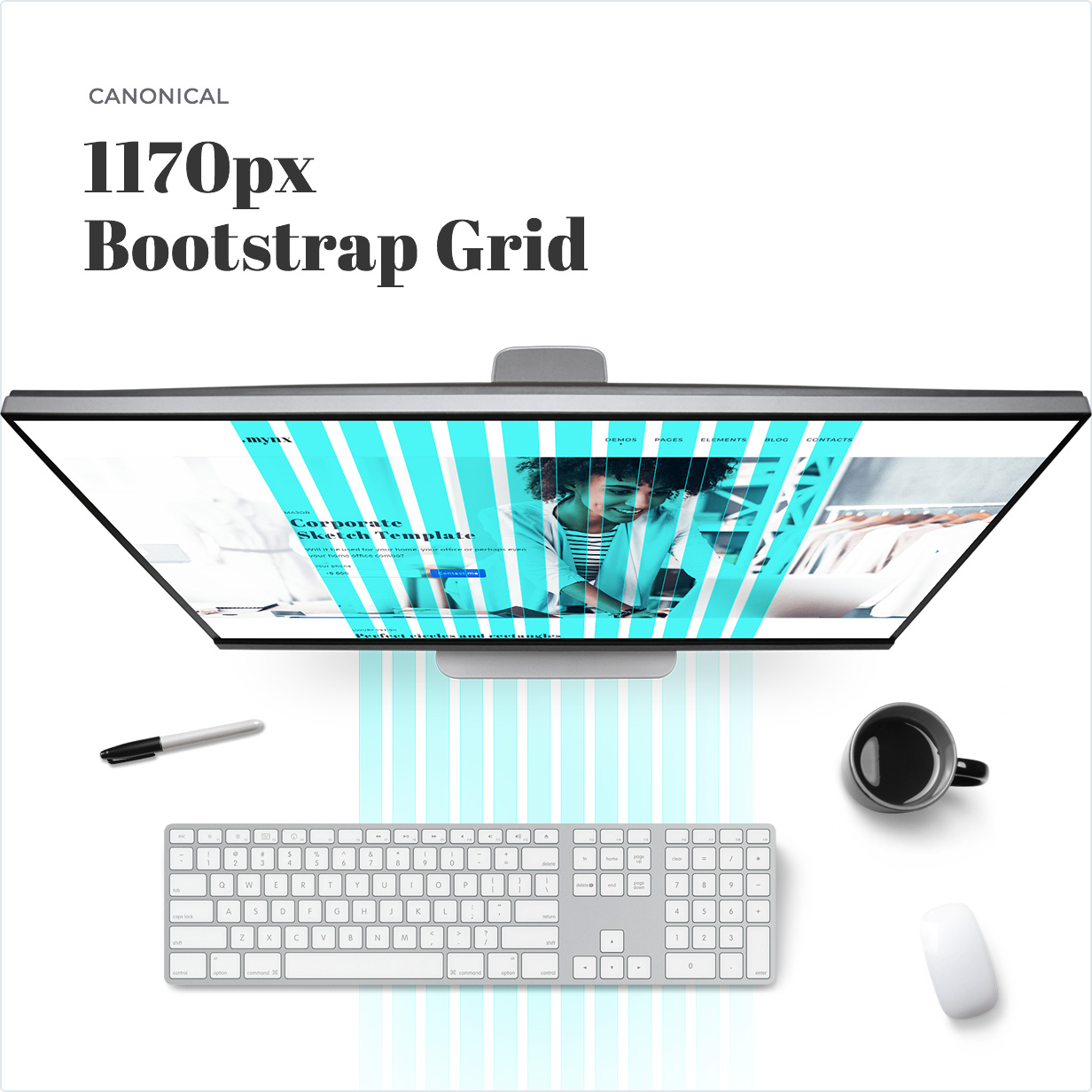 Grille Bootstrap Canonical 1170px