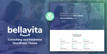Bellavita – Thème WordPress Assurance et Finance Theme Division