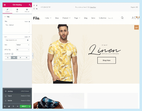 thèmes de défilés de mode uniques et responsives