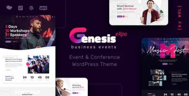 GenesisExpo | Thème WordPress pour événements d'entreprise et conférences Theme Division