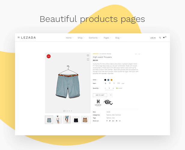 Lezada - Thème WordPress WooCommerce minimal et créatif